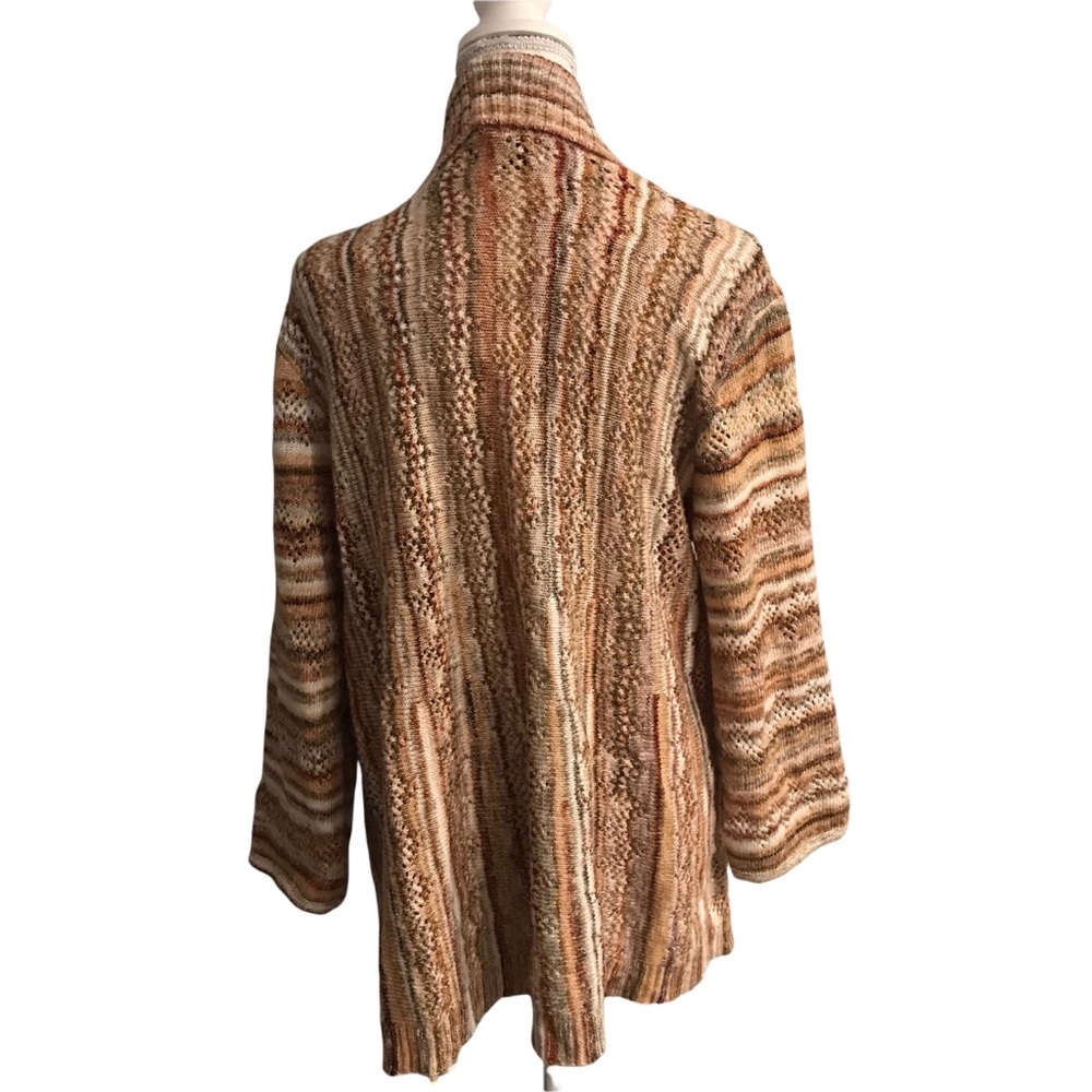 Alfred Dunner Chunky Boho Open Front Cardigan - image 3